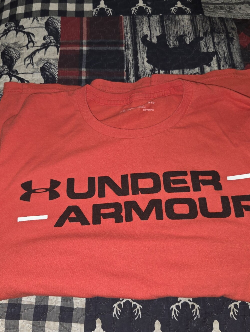 Under Armour Men’s Coral Red Logo Short Sleeve Tee